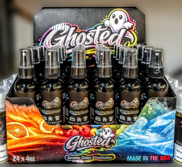 Ghosted Smoke Odor Eliminator – 4oz (24ct Display Case)